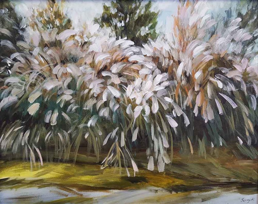 Jenny Kim/The Wind Among the reeds/24x30/Acrylic 