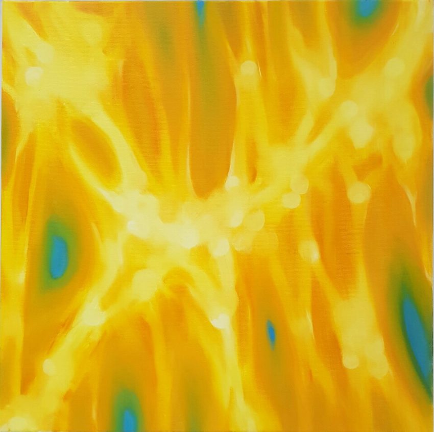  light & space161, oil on  canvas, 20x20